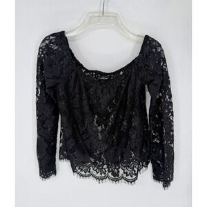 Bebe Whimsygoth Fairy Coquette Sheer Lace Cami Tube Top Vintage 90s Y2K, Size S